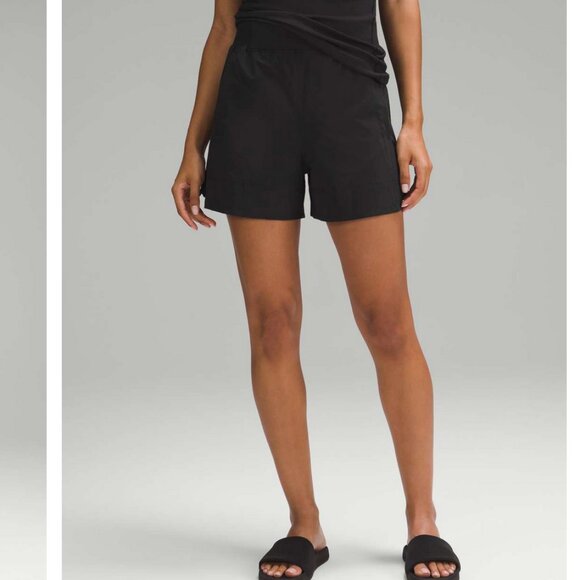 Lululemon Stretch Woven Relaxed-Fit Short Black S - Picture 2 of 10